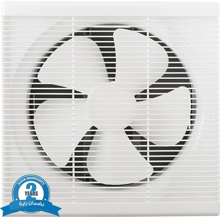 شفاط  حائط مطبخ ساري، اطار 35*35 سم، قطر المروحة الداخلي 30 سم اتجاهين، شبكة أمامية، أبيض، SRT-VENT30-31007 (بضمان راية)