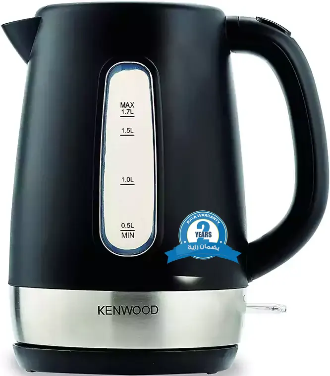 غلاية مياه كهربائية بلاستك كينوود، 1.7 لتر، 2200 وات، أسود، ZJP01-A0BK(بضمان راية)