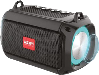 سماعة بلوتوث جاما ، USB ، اضاءة RGB ، راديو FM مدمج ، أسود ، GT-416