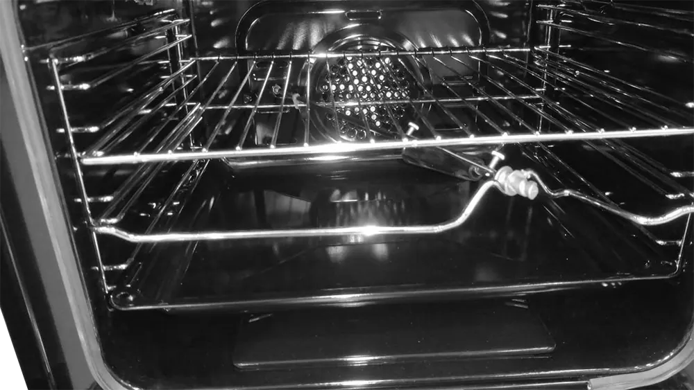 فرن بلت ان غاز سمفير، 60 سم ، 76 لتر، شواية غاز ، شاشة ديجيتال ، 2 مروحة ، شواية، أمان كامل، أسود*نحاسي، B6302 CGACU