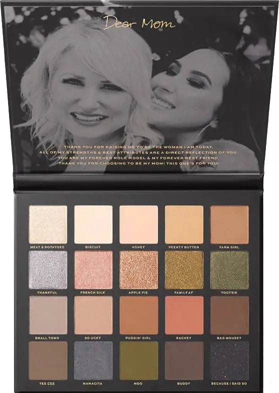 باليت ايشادو جاكلين دير موم، 20 لون