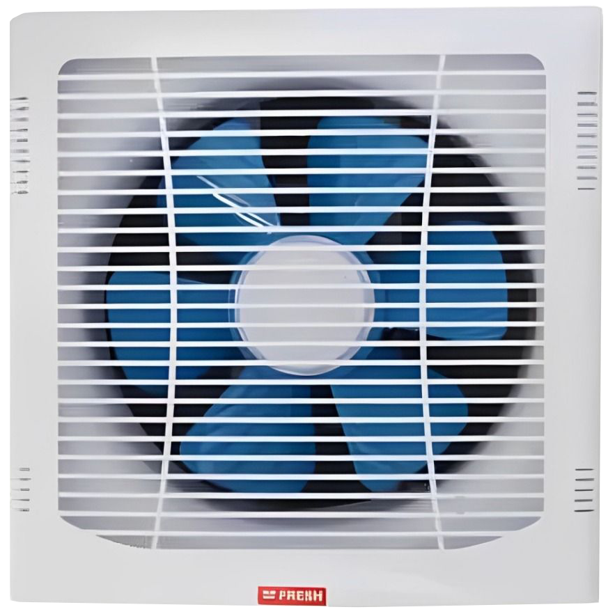 شفاط حائط مطبخ فريش ، اطار 30*30 سم، قطر المروحة الداخلي 25 سم ، اتجاه واحد ، شبكة أمامية ، أبيض - أزرق