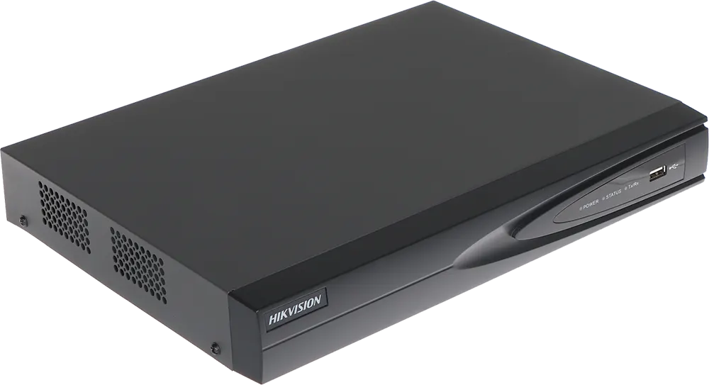 مسجل فيديو شبكي هيكفيجن ، 8 قنوات، منفذ USB، منفذ SATA، أسود، DS-7608NI-K1-8P