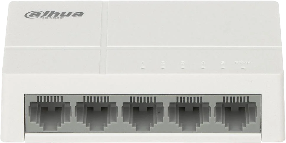 سويتش اثرنت داهوا ، 5 منافذ 10-100-1000 ميجابت في الثانية ، غير مُدار ، DH-PFS3005-5GT-L