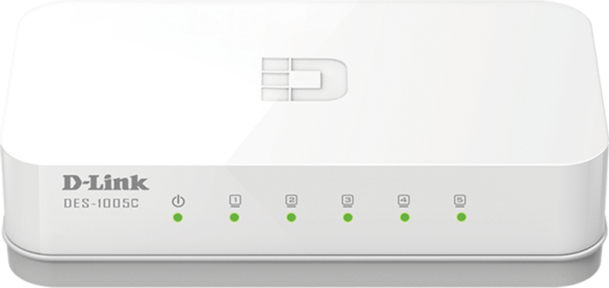 سويتش دي لينك ، 5 منافذ 10-100 ميجابت في ثانية  ، DES-1005C