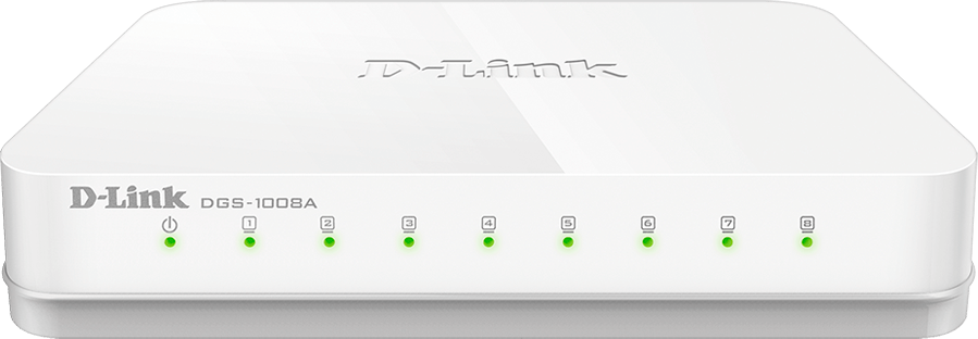سويتش دي لينك ، 8 منافذ 10-100-1000 ميجابت في الثانية ، DGS-1008A