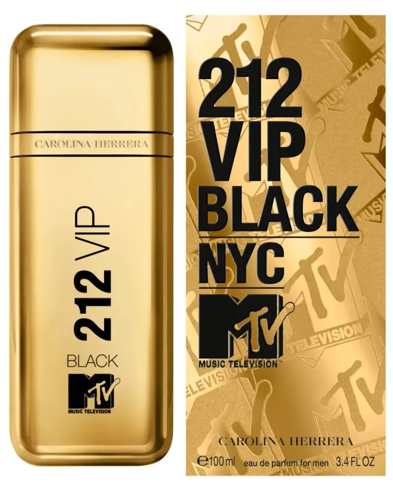 عطر 212 في اي بي بلاك ام تي في من كارولينا هيريرا للرجال او دي برفان، 100 مل
