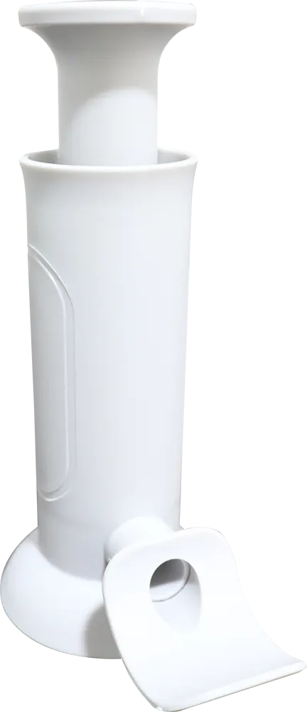 جهاز عمل الممبار والسجق مع مكبس، لون أبيض، موديل 614