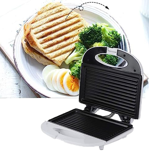 DSP Sandwich Maker, 750 Watt, White, KC1159