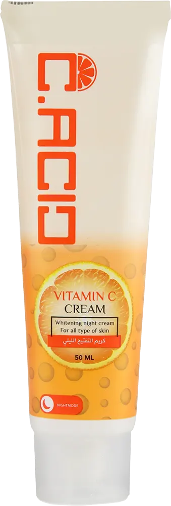 كريم التفتيح الليلي سي اسيد، كريم تفتيح البشرة بفيتامين سي، 50 مل