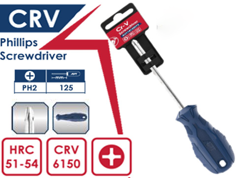 مفك صليبة اي بي تي ،PH2*125 مم ، أزرق ،   AH114132073-2125(بضمان انسيا)