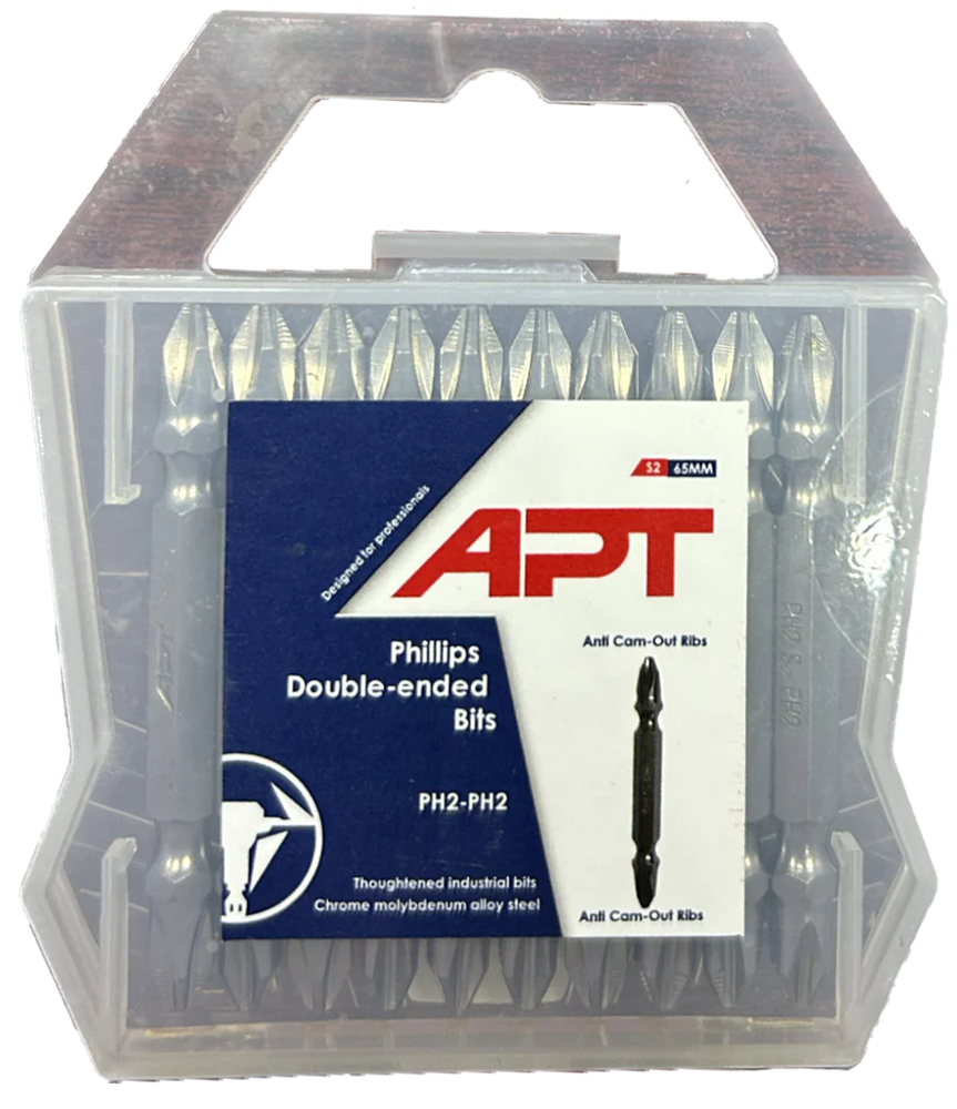 Case of 10 APT screwdrivers, Double-Sided, mag adapter, 65 mm, (with Anasia warranty)
