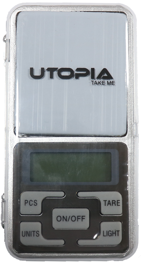 ميزان مطبخ جيب اوتوبيا ، شاشة ديجيتال، 500جرام ، فضي ، KC-S2458