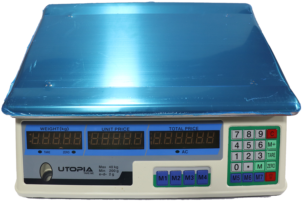 ميزان مطبخ اوتوبيا ، حساب الاسعار الكتروني ، KC-33-2462