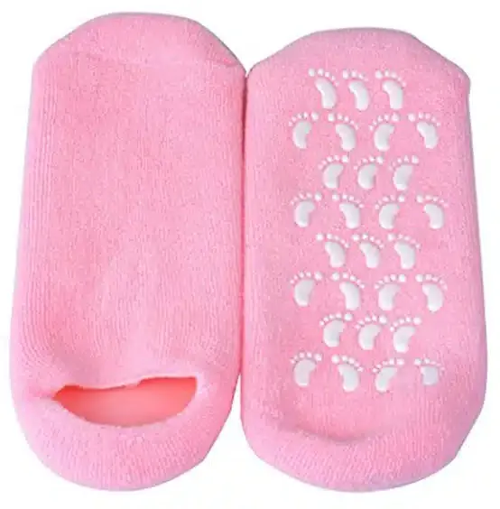 جوارب سيليكون جل سبا مرطب للعناية بالقدم