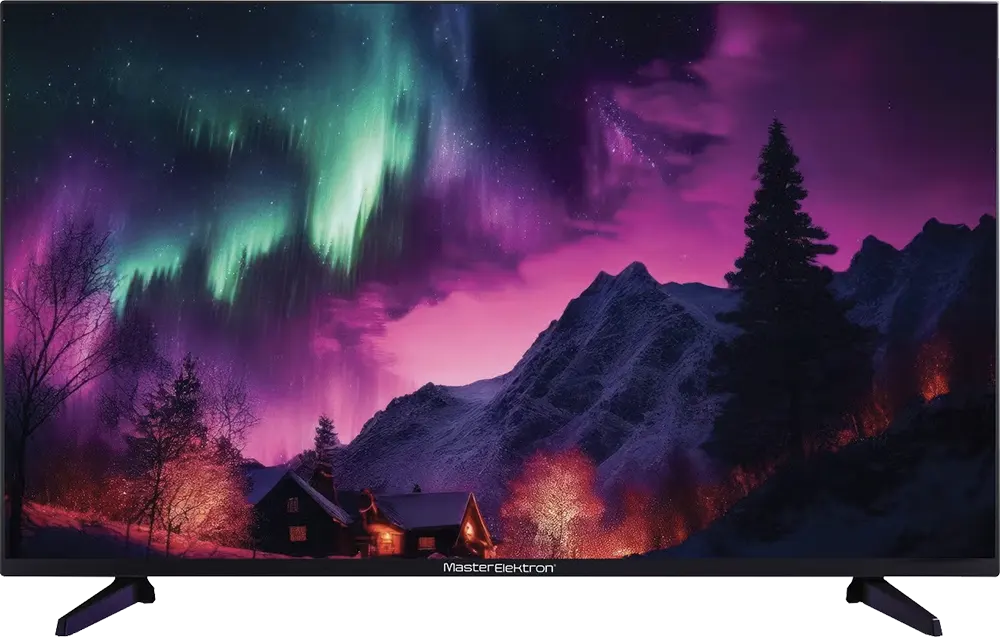 شاشة ماستر اليكترون بدون اطار 32 بوصة، ليد، سمارت، اندرويد 14 ، موديل ME-6600SA