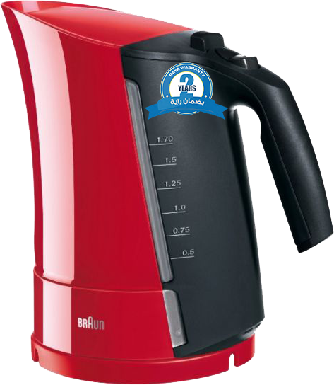 غلاية مياه براون ، 1.7 لتر ، 2200 وات ، WK-300R (بضمان راية )