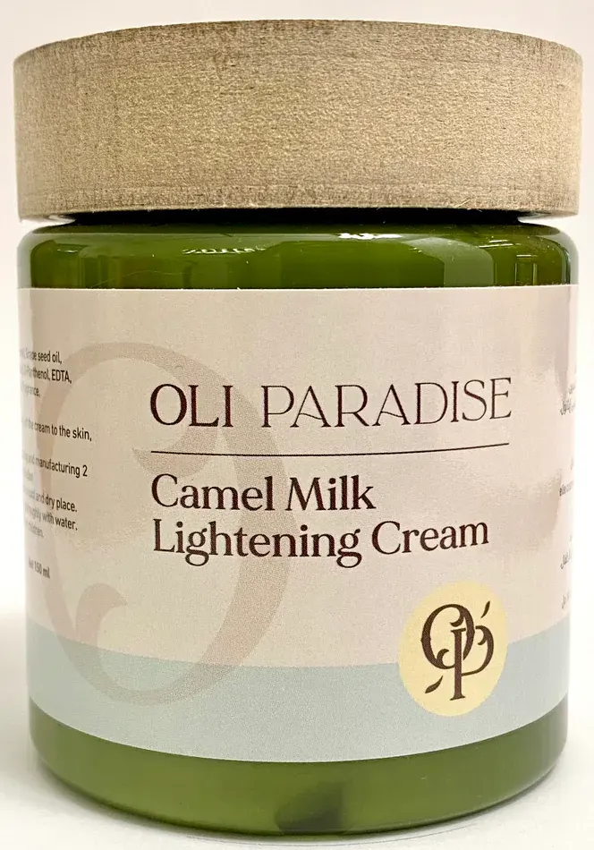 كريم تفتيح البشرة اولي باراديس، كريم حليب الابل، 150 مل