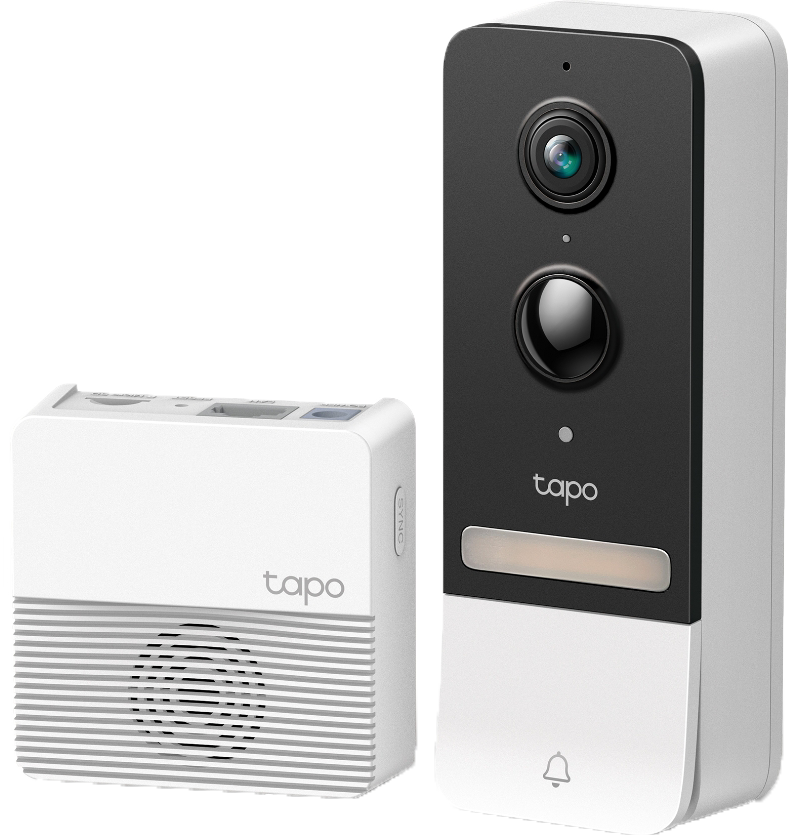 جرس باب تابو سمارت من تي بي لينك ، مزود بكاميرا ، زاوية رؤية واسعة ، يعمل ببطارية ، طرق متعددة للتواصل ، D230S1