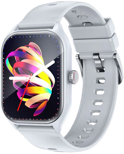 ساعة اوي الذكية ، 2.01 بوصة ، شاشة TFT ، مكالمات بلوتوث ، مقاومة للماء ، فضي، H55