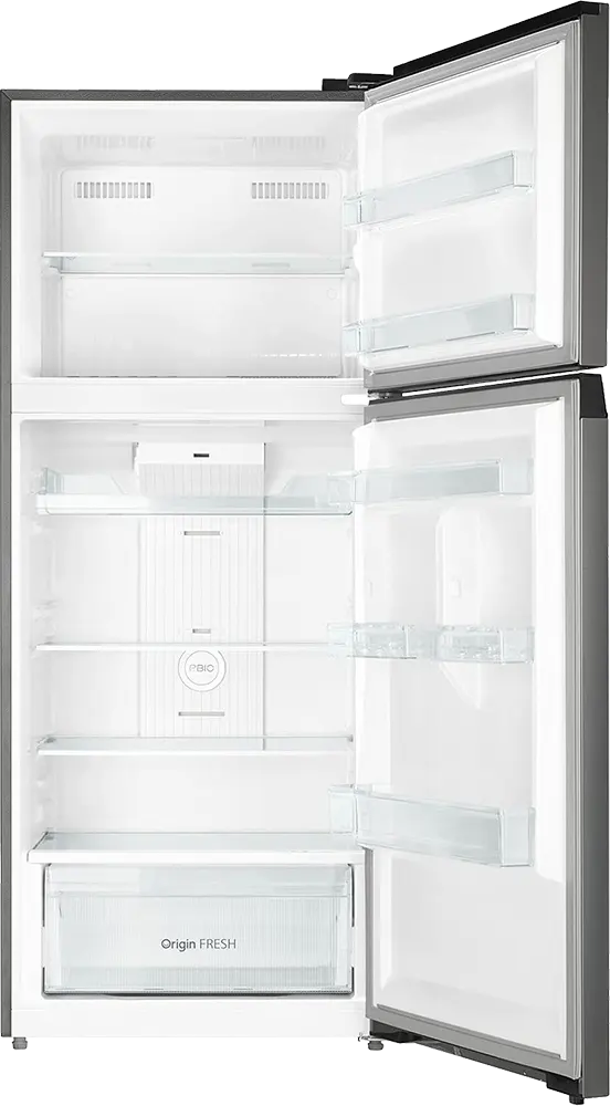 ثلاجة توشيبا نوفروست، 411 لتر، 2 باب، لون رمادى، GR-RT559WE-DMN(49)