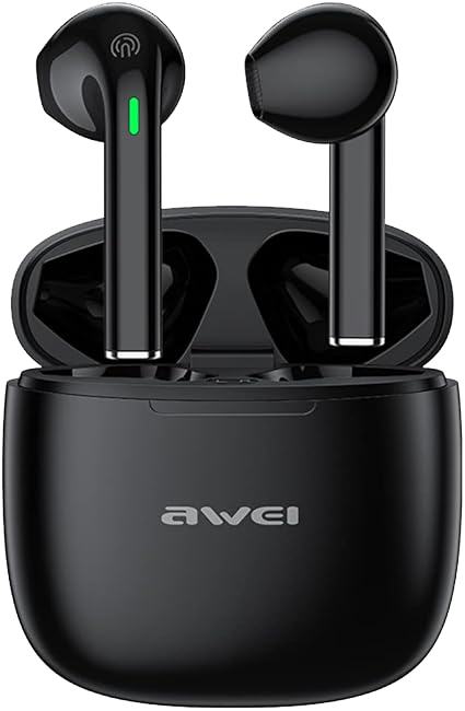 سماعات أذن لاسلكية ترو سبورت من اوي ، بلوتوث 5.3 ، خاصية الغاء الضوضاء ، أسود ، T26 Pro