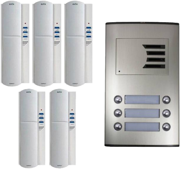 انتركم اسباني اوتا ، 5 خطوط ، 5 سماعات ، 749705