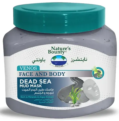 ماسك فينوس ماسك الطمي طين البحر الميت للوجه والجسم نايتشرز باونتى، 300 مل