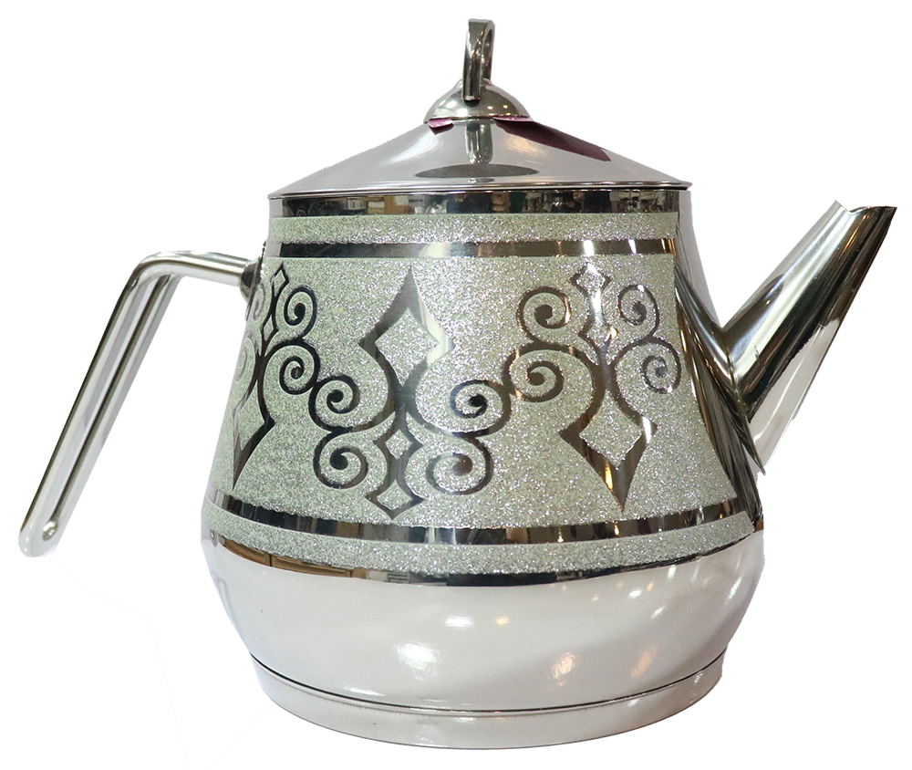 براد شاي ليزر الاندالس ، سعة 2 لتر ، استانلس ستيل ، سيلفر