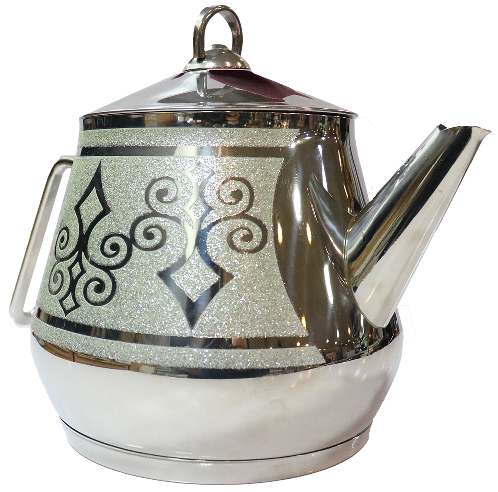 براد شاي ليزر الاندالس ، سعة 2 لتر ، استانلس ستيل ، سيلفر