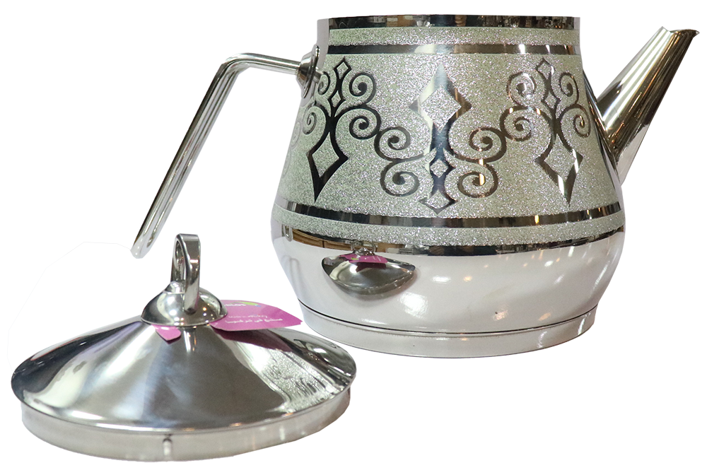 براد شاي ليزر الاندالس ، سعة 2 لتر ، استانلس ستيل ، سيلفر