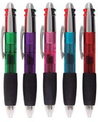 قلم جاف 4 لون من مادن, الوان متعددة