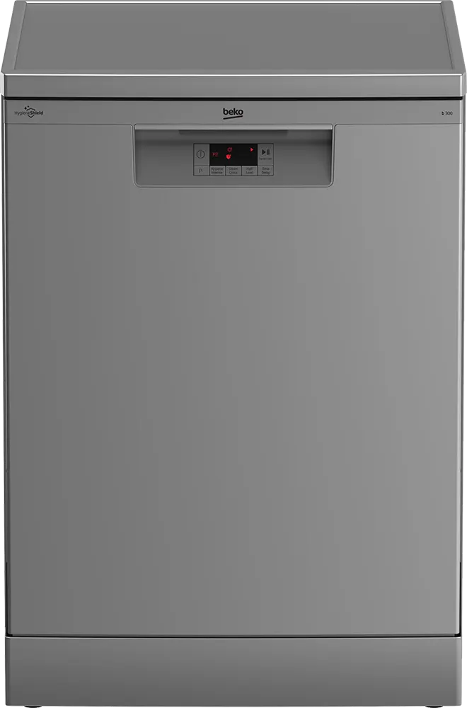 غسالة أطباق بيكو، 14 فرد، 60 سم ، 5 برامج ، شاشة ليد، أينوكس، BDFN15422X