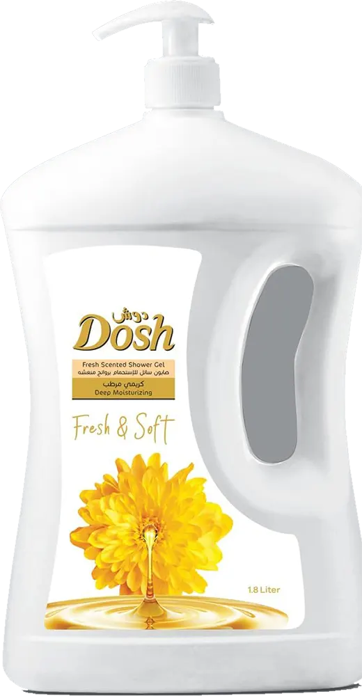 شاور جل دوش كريمي مرطب برائحة منعشه، 1.8 لتر .