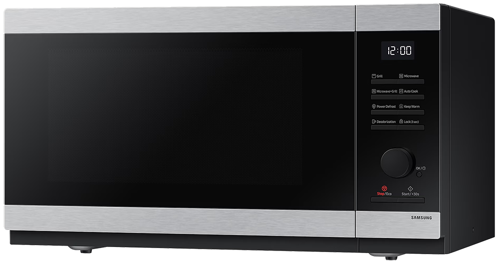 ميكروويف سامسونج ، 40 لتر ، 900 وات ، شاشة ديجيتال ، بشواية ، أسود ، MG40DG5524ATGY