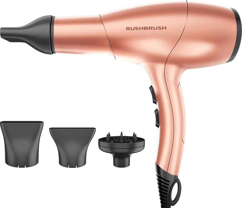 مجفف شعر راش براش، 2300 وات، 2 سرعة، لون روز جولد، موديل D3 Ultra