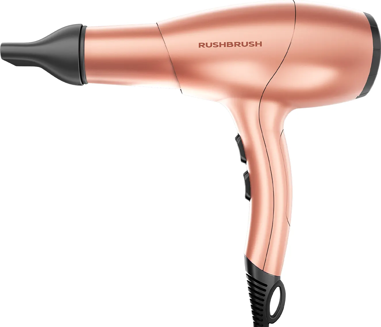 مجفف شعر راش براش، 2300 وات، 2 سرعة، لون روز جولد، موديل D3 Ultra
