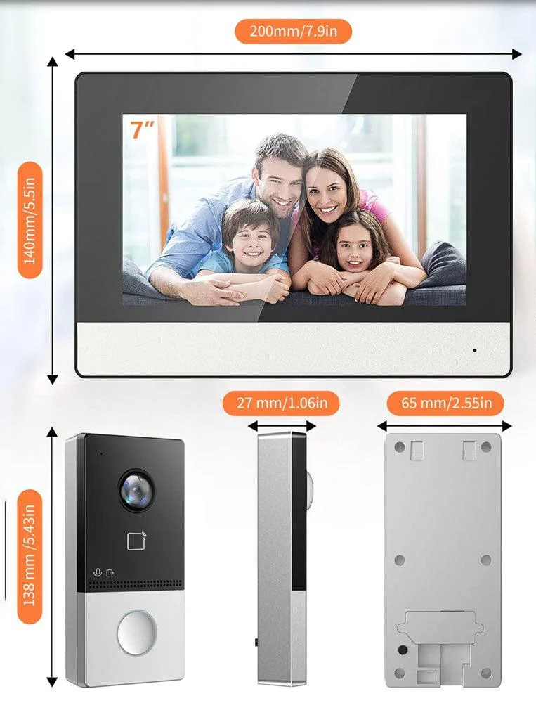 كيت انتركم مرئي من هيكفيجن ، 1 خط ، DS-KlS603-P(C)