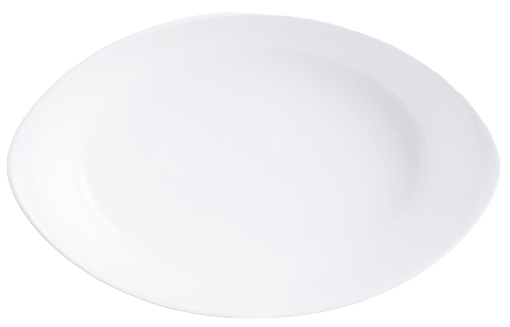 طاجن لومينارك بيضاوي كارين ، 32 * 20 سم ، أبيض ، موديل 3083