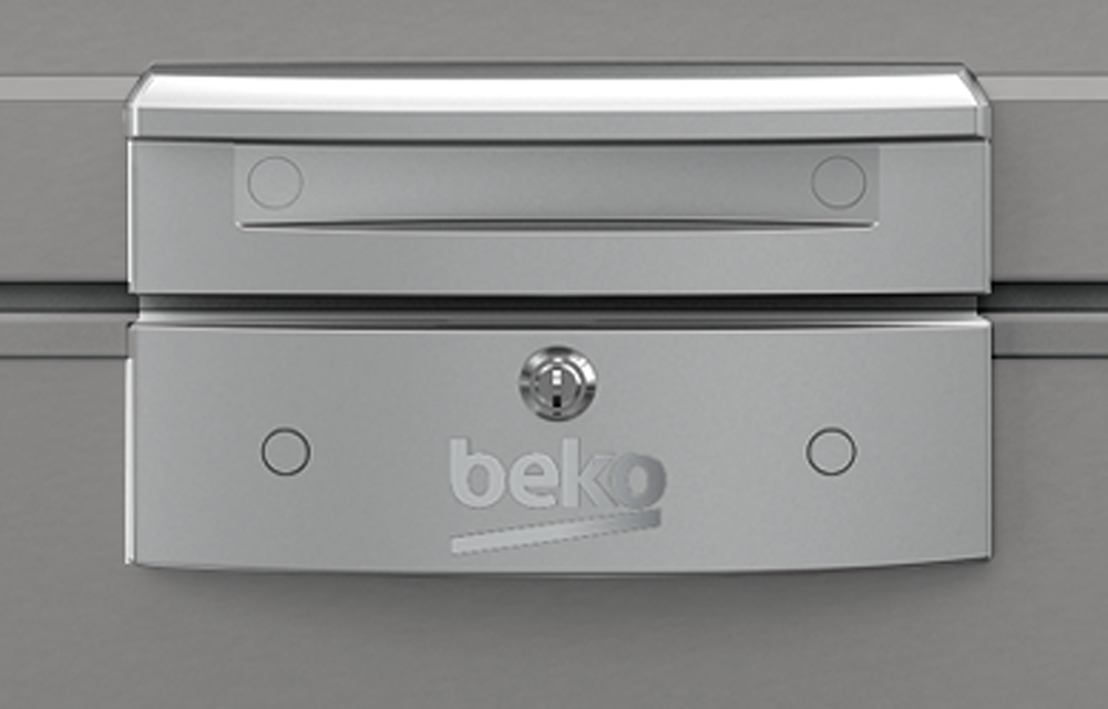 ديب فريزر أفقي بيكو ، ديفروست ، 205 لتر ، تجميد سريع ، فضي ، HS20510SEG