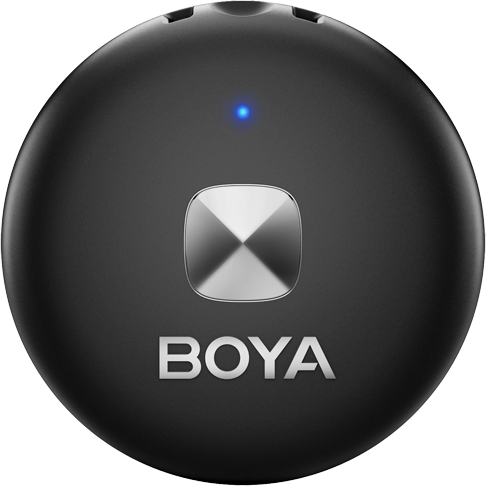 ميكروفون لاسلكي من بويا ، ثنائي القناة ، TYPE-C، أسود ، OMIC-U