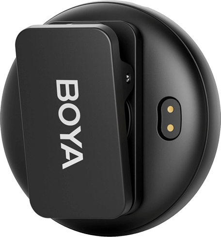 ميكروفون لاسلكي من بويا ، ثنائي القناة ، TYPE-C، أسود ، OMIC-U
