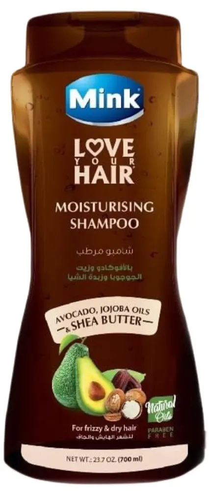 شامبو بالافوكادو والجوجوبا وزبدة الشيا من مينك، 700 مل