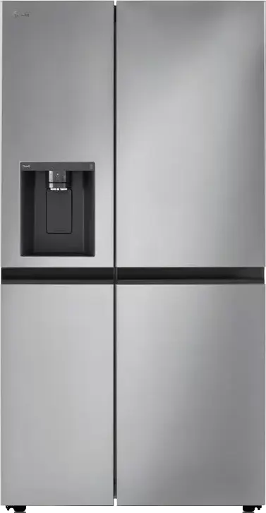 ثلاجة  ال جي سايد باي سايد  بالحنفية انفرتر  صانع ثلج دور ان دور ستانلس  GC-J257BLJW