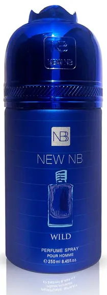 سبراي معطر للجسم وايلد للرجال من نيو ان بي، 250 مل