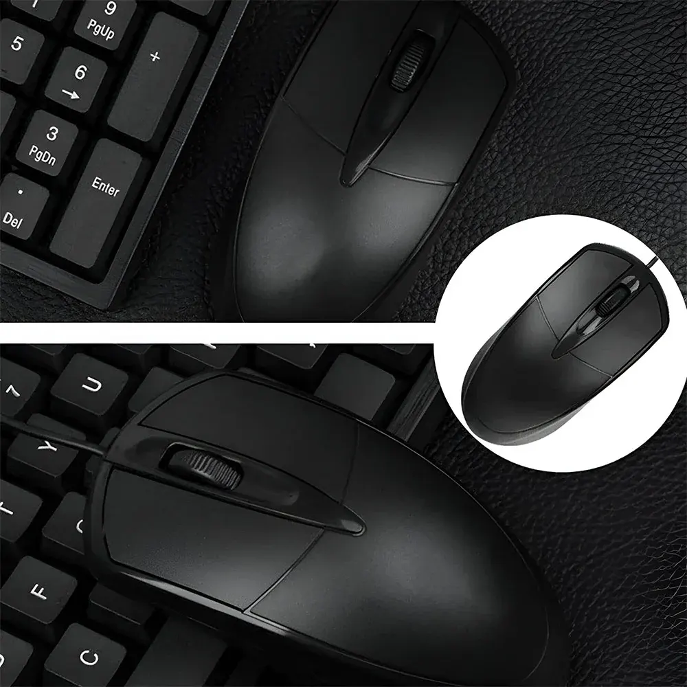 ماوس جاما سلكي، 1600 نقطة في البوصة، يو إس بي، أسود، M-105