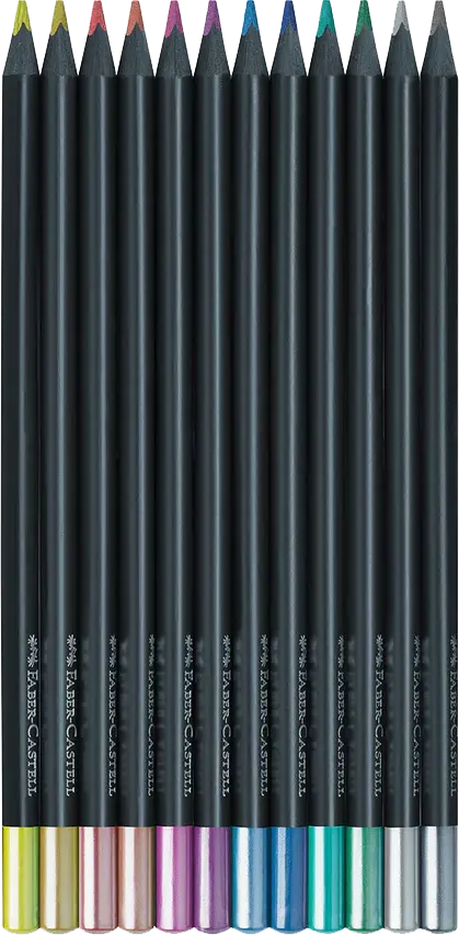 طقم الوان خشب فابر كاسيل 12 لون طويل، ألوان متعددة، موديل 116415