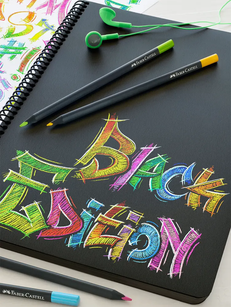 طقم الوان خشب فابر كاسيل 12 لون طويل، ألوان متعددة، موديل 116415