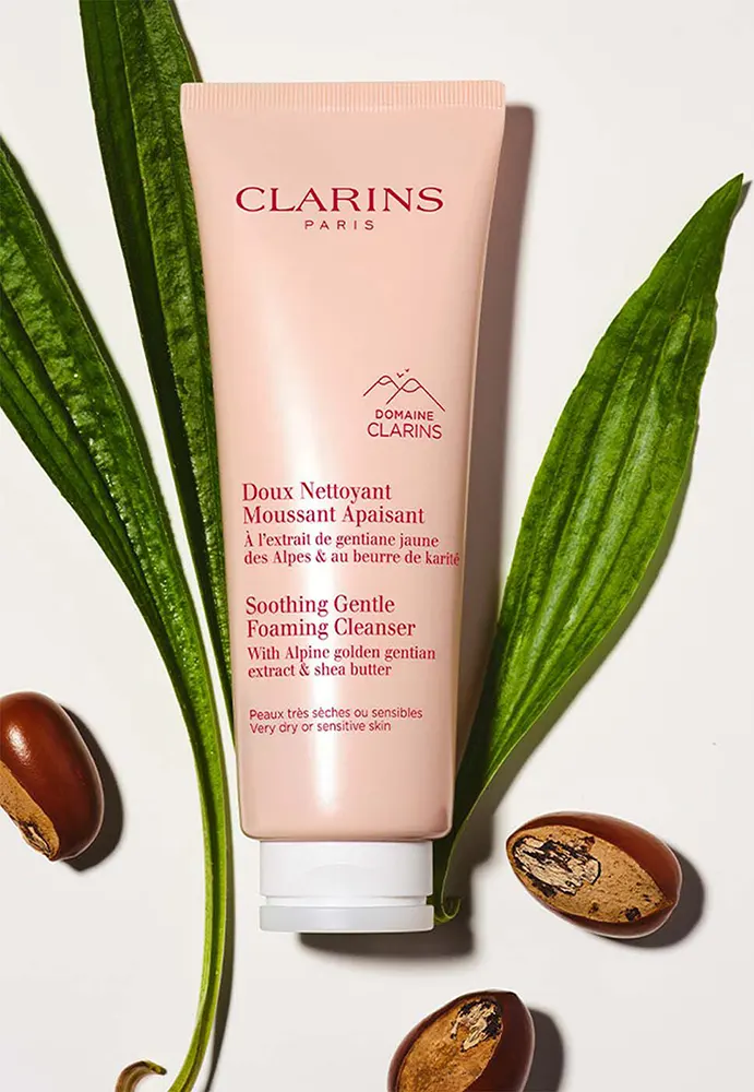 غسول كلارنس رغوي غسول الوجه لطيف ومهدئ للبشرة، 125 مل