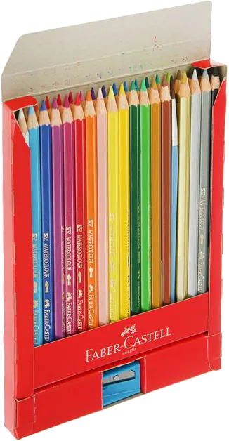 طقم اقلام الوان مائية خشب فابر كاسيل كلاسيك كلر، 36 لون ،فرشاة ، ألوان متعددة